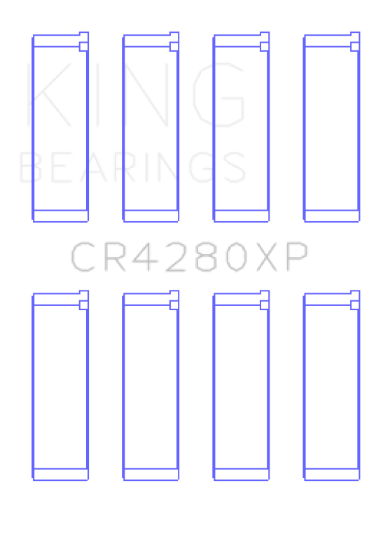 King Engine Bearings Subaru WRX/STi EJ20/EJ22/EJ25 48mm Rod Performance Rod Bearing Set - Size STD
