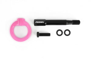 PERRIN 14-19 Subaru Forester Tow Hook Kit (Rear) - Hyper Pink