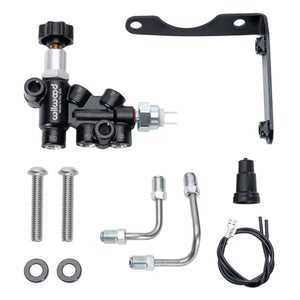 Wilwood Proportioning Valve - Knob Adjust 3/8-24 IF w/Mounting Bracket