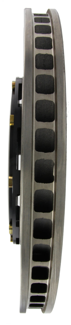 StopTech 09-11 Nissan GT-R Front Right Slotted Bare Iron 380x34mm AeroRotor Kit