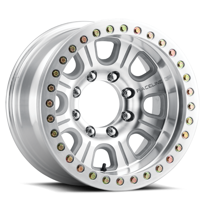 Raceline RT233 Monster Machined 17x9.5in / BLANK BP / -32mm Offset / 83.82mm Bore - Machined