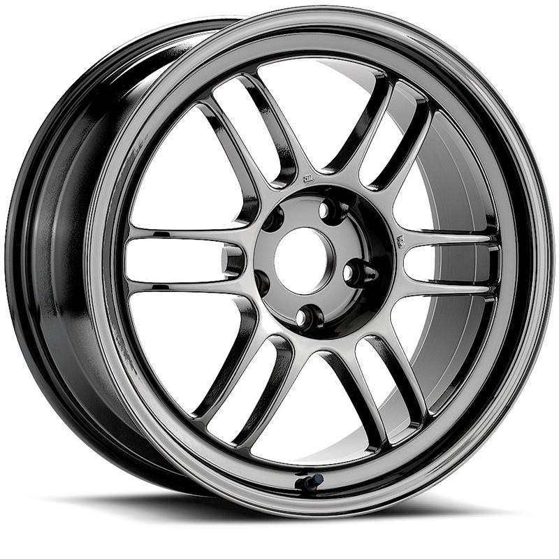 Enkei RPF1 17x9.5 5x114.3 38mm Offset 73mm Bore Silver Wheel Evo 8 & 9  *Requires Spacer*