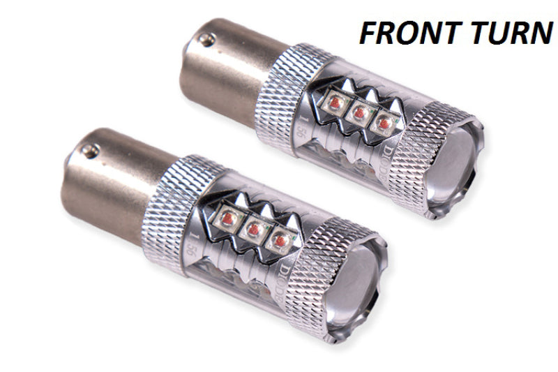 Diode Dynamics 1156 LED Bulb HP48 LED - Amber (Pair)