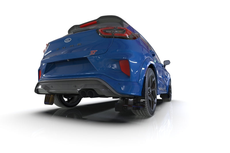 Rally Armor 20-25 Ford Puma ST Black Mud Flap w/Grey Logo