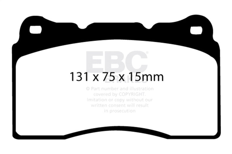 EBC 04-05 Cadillac CTS-V 5.7 Ultimax2 Front Brake Pads