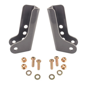 Synergy 2018+ Jeep Wrangler JL/JLU Rear Lower Shock Relocation Brackets