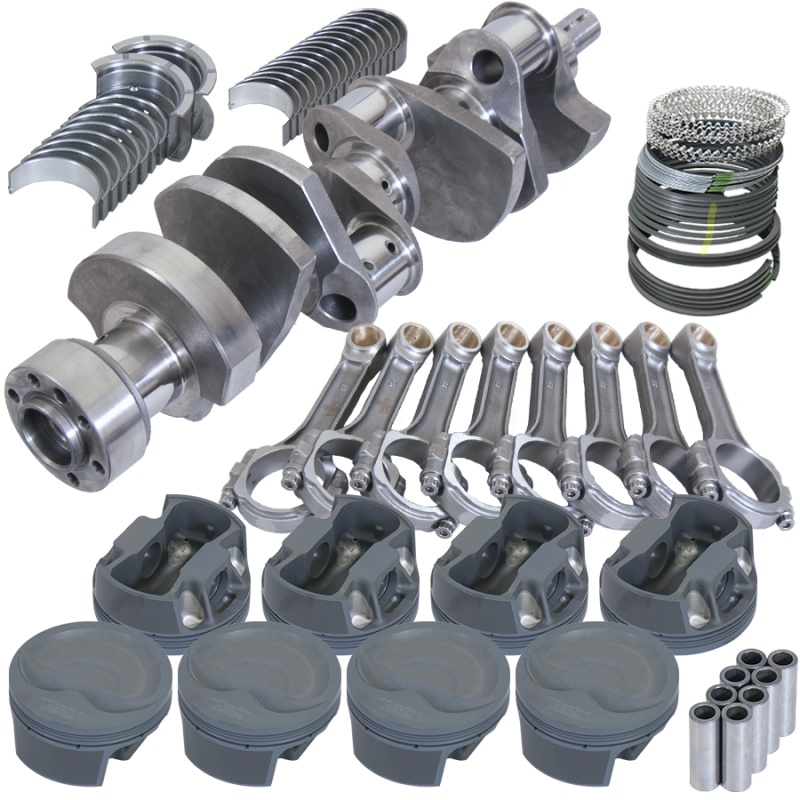 Eagle Chevy LT1350 1Pc 3.750in Crank 6.000in I-Beam Rods -16cc 4.060in Pistons Rotating Assembly