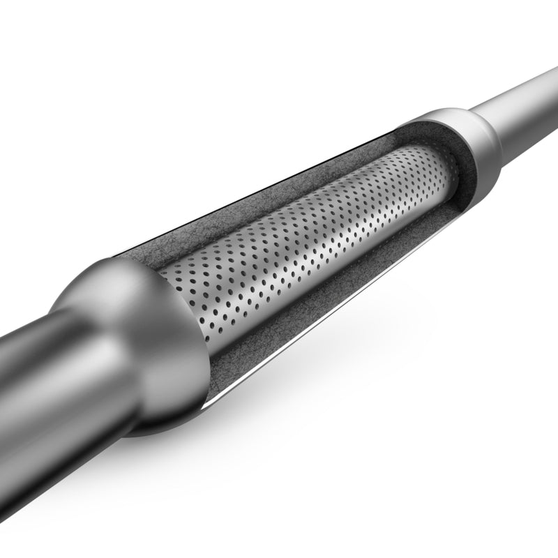 MagnaFlow Muffler Red Pack Series Glasspack 3.5in Rd 22in Body Length 2.25in/2.25in Inlet/Outlet