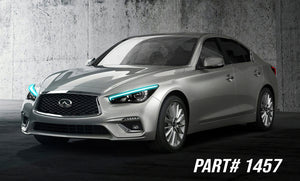 Oracle 14-21 Infiniti Q50 RGB+W Headlight DRL  Kit - ColorSHIFT w/ Simple Controller