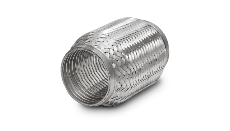 Vibrant SS Turbo FLEX Coupling with Interlock Liner 3in inlet/outlet x 8in long