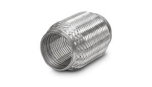 Vibrant SS Turbo FLEX Coupling with Interlock Liner 2.5in inlet/outlet x 6in long