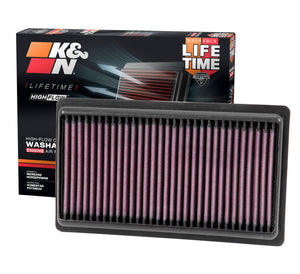 K&N Replacement Panel Air Filter for 2014-2015 Infiniti Q50 3.5L/3.7L V6 (2 Required)