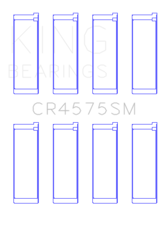 King Engine Bearings Hyundai i30 G4FC Connecting Rod Bearing Set - Size +.25mm