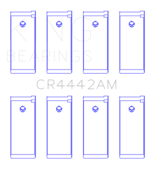 King Engine Bearings Datsun A12/(Size +0.25mm) Connecting Rod Bearing Set