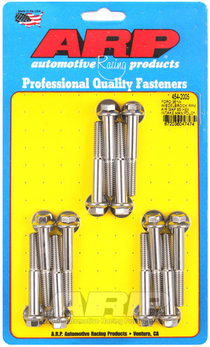 ARP Ford 351W w/Edelbrock RPM air gap hex intake manifold bolt kit