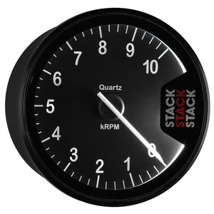Autometer Stack Clubman Tachometer 80mm 0-10K RPM - Black