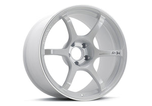 Advan RG-4 18x9.5 +45 5x120 Racing White Metallic and Ring Wheel