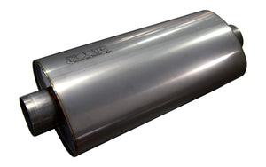Kooks 3in Oval Center/Center Muffler 18in Long Body Polished Stainless Steel