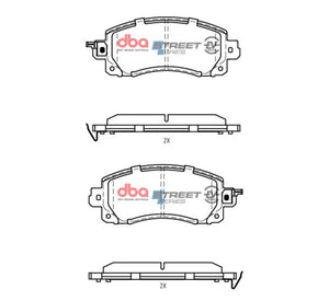 DBA 19-22 Subaru Forester (w/Sport Brakes) Front SSEV Street Series Brake Pads