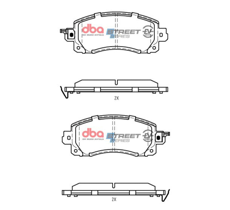 DBA 19-22 Subaru Forester (w/Sport Brakes) Front SSEV Street Series Brake Pads