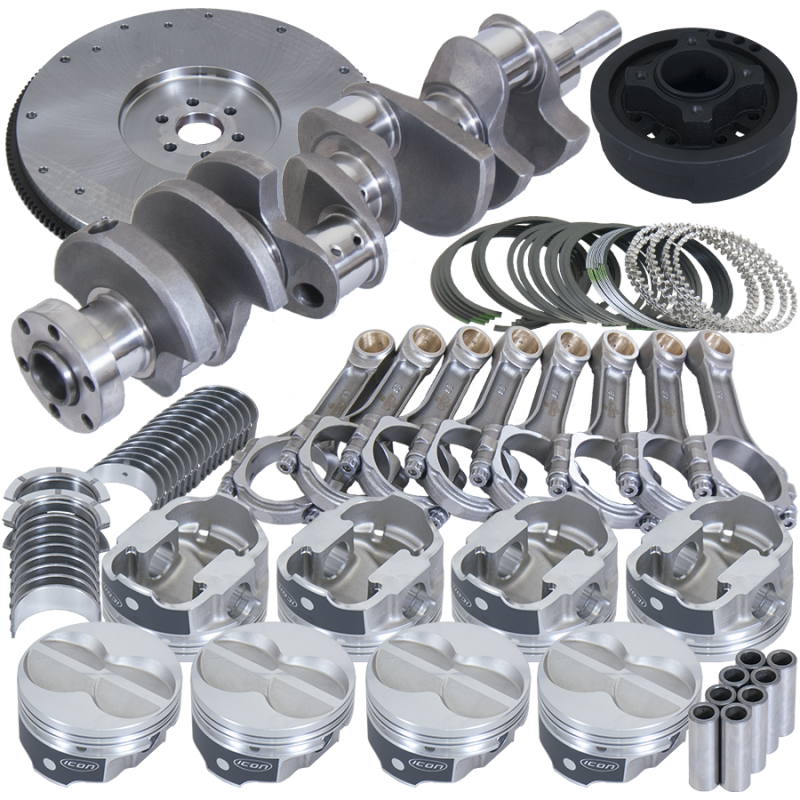 Eagle Ford 302 3.400in Crank 5.400in I-Beam Rods 4.060in Pistons 164 Tooth FW Balanced Assembly