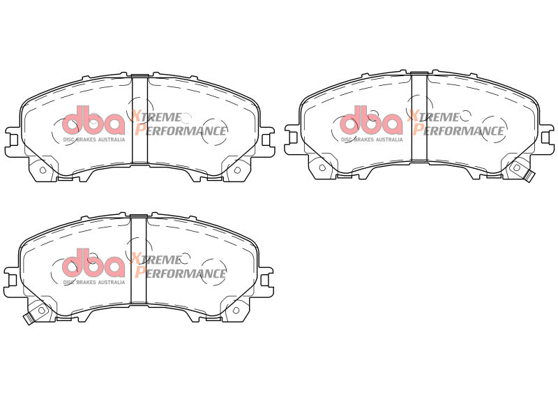 DBA 14-19 Infiniti Q50 (Base & Premium Incl Hybrid) XP Performance Front Brake Pads