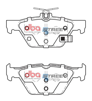 DBA 16-19 Subaru WRX Street Series Rear Brake Pads