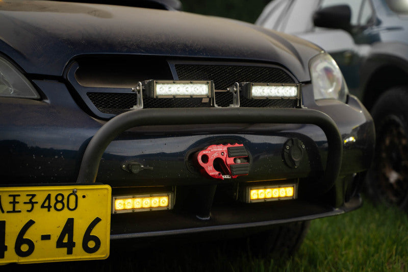 Diode Dynamics 6 In LED Light Bar Single Row Straight SS6 - Amber Wide Light Bar (Single)