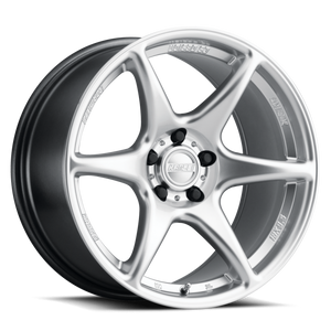 Kansei K11S Tandem 18x9.5in / 5x100 BP / 22mm Offset / 73.1mm Bore - Hyper Silver Wheel