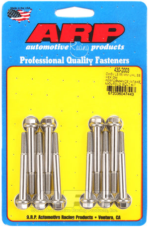 ARP Chevy LS 55mm UHL hex GM Performance intake manifold bolt kit