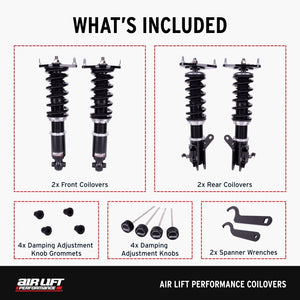 Air Lift Performance 07-08 Infiniti G35 / 09-13 Infiniti G37 Coilover Kit