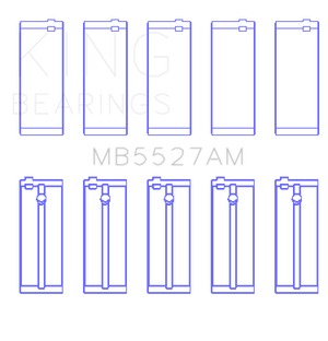 King Engine Bearings Toyota 2A/3A/4A Crankshaft Main Bearing Set