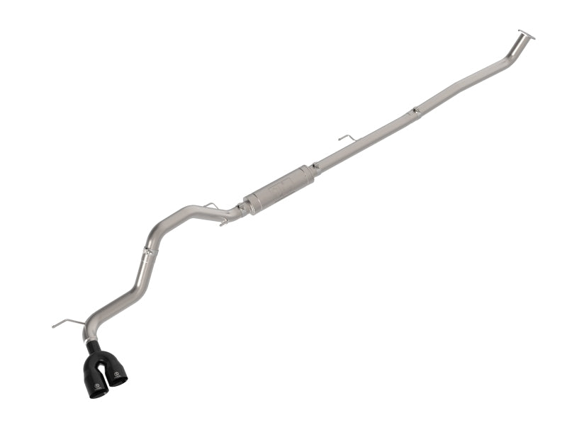 aFe 15-26 Toyota Hilux L4-2.4/2.8L (td) Vulcan Series 3in SS Rear-Side Exit Exhaust w/ Black Tip
