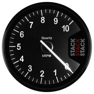 Autometer Stack Clubman Tachometer 80mm 0-10K RPM - Black