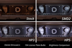 Diode Dynamics 194 LED Bulb HP3 LED Warm - White (Pair)