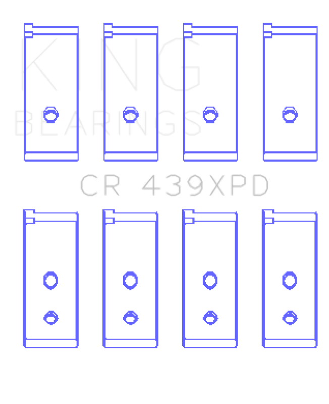 King Engine Bearings Honda B-Series Dowel Performance Rod Bearing Set - Size STDX