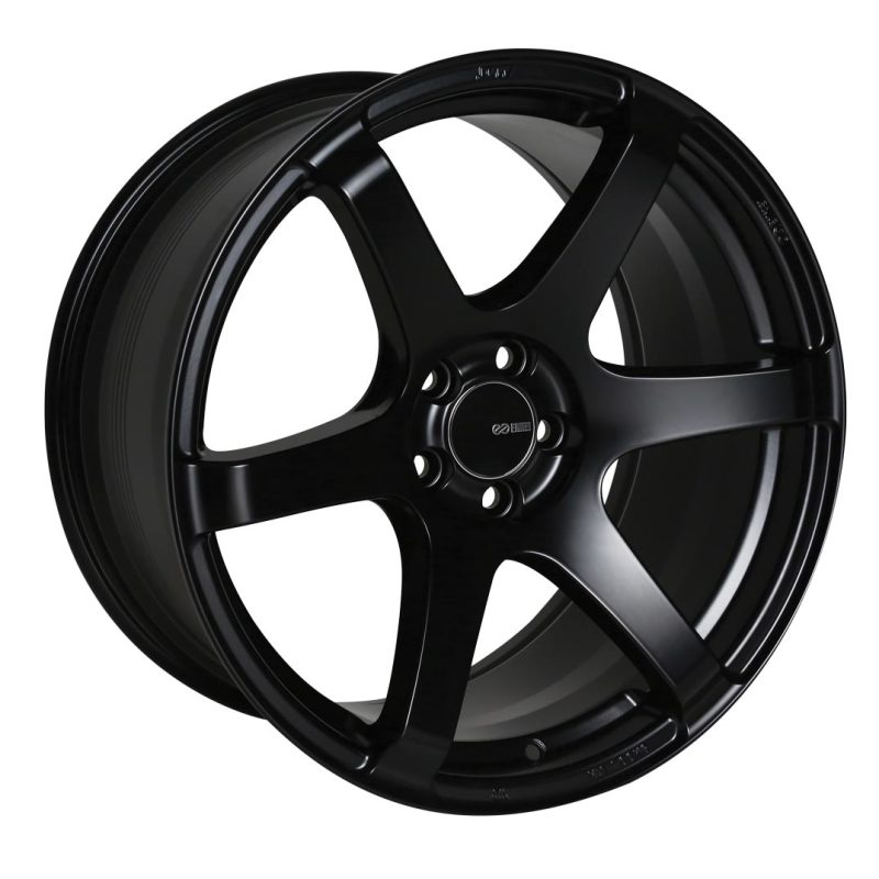 Enkei T6S 18x8.5 35mm Offset 5x120 Bolt Pattern 72.6 Bore Matte Black Wheel