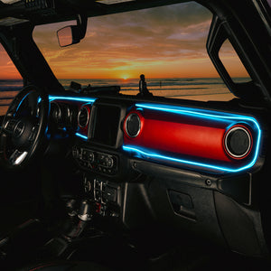 Oracle 18-23 Jeep Wrangler JL/Gladiator JT Dynamic ColorSHIFT LED Interior Dash Board Kit