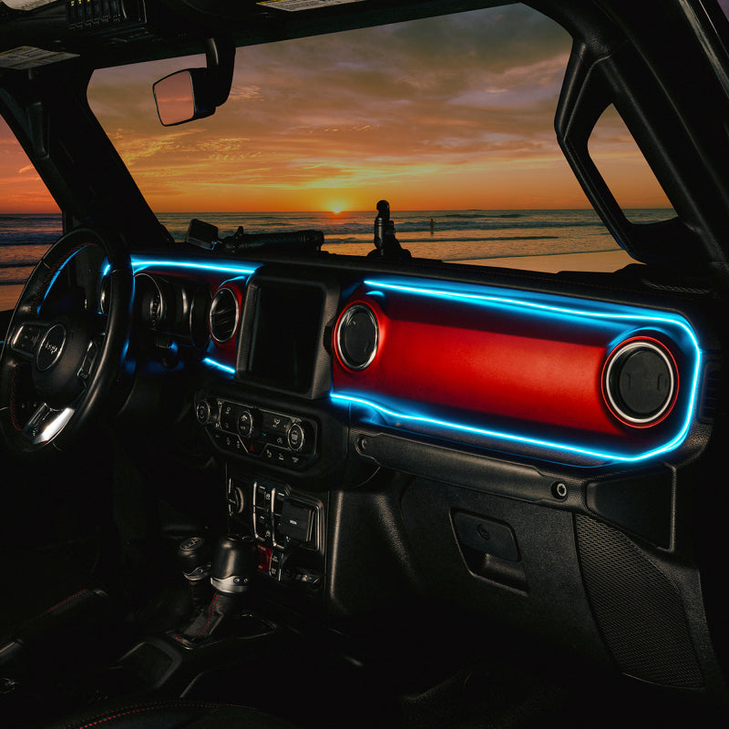 Oracle 18-23 Jeep Wrangler JL/Gladiator JT Dynamic ColorSHIFT LED Interior Dash Board Kit