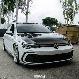 Seibon 22-23 Volkswagen Golf GTI/R OEM Style Carbon Fiber Hood