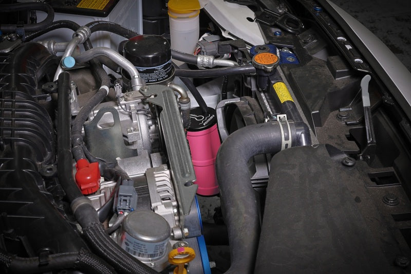 PERRIN 02-25 Subaru WRX / 04-21 STI / 13-25 BRZ/GR86/FRS/86 Coolant Overflow Tank - Hyper Pink