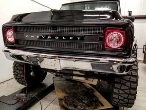 Oracle Pre-Installed Lights 7 IN. Sealed Beam - Red Halo