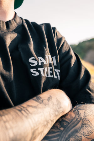 ANTI TAKEOVER CULTURE CLUB HEAVY-WEIGHT T-SHIRT - BLK