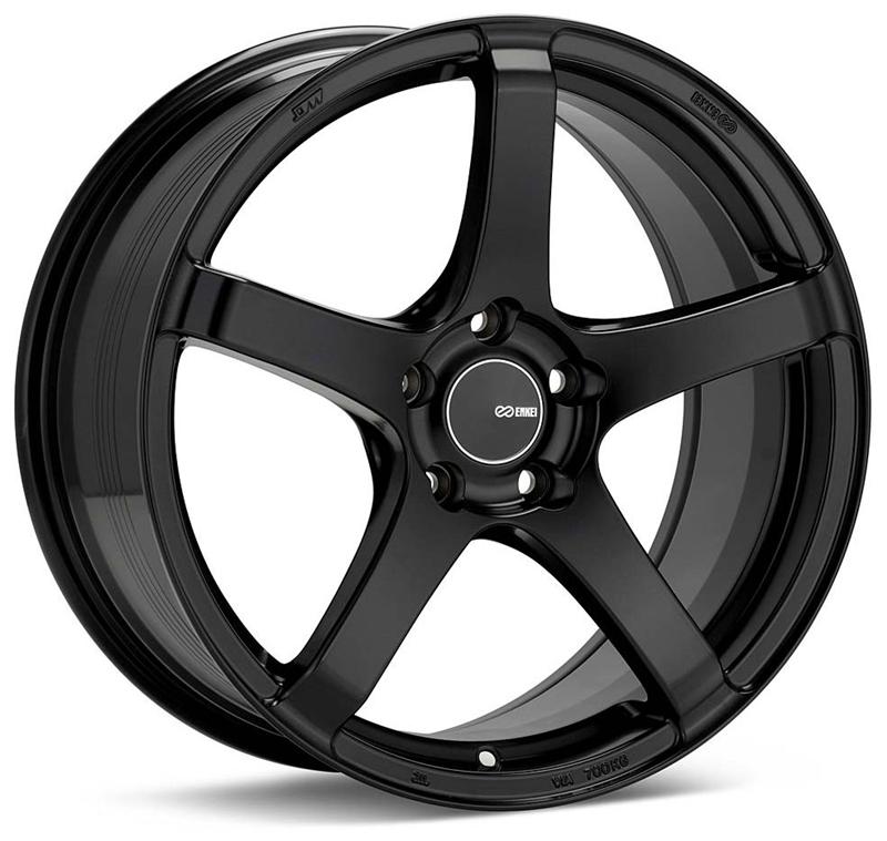 Enkei Kojin 18x8 40mm Offset 5x114.3 Bolt Pattern 72.6mm Bore Dia Matte Black Wheel