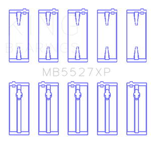 King Engine Bearings Toyota 4AGE/4AGZE 16V 1.6L (Size STDX) Performance Main Bearing Set