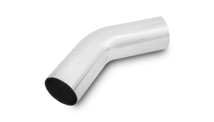 Vibrant 4.5in OD T6061 Aluminum Mandrel Bend 45 Degree - Polished
