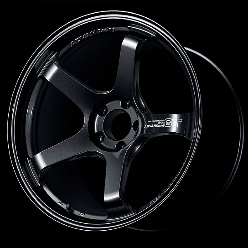 Advan GT Beyond 20x12 +20 5x114.3 Racing Titanium Black Wheel