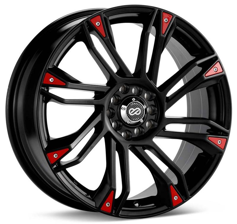 Enkei GW8 17x7 5x100/114.3 42mm Offset 72.6 Bore Matte Black Wheel