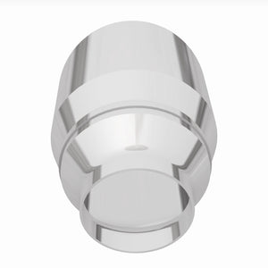 MagnaFlow Tip Stainless Double Wall Round Single Outlet Polished 4.5in DIA 2.5in Inlet 5.75in Length