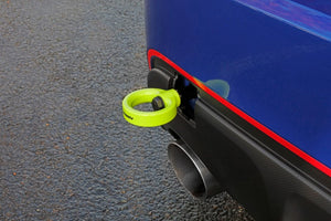 PERRIN 13-25 Subaru BRZ / 13-20 Scion FRS & Toyota 86 / 22-25 GR86 Tow Hook Kit (Rear) - Neon Yellow